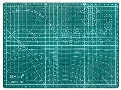 Generic Craft Cutting Mat, Self-healing Double-side non-slip PVC Gundam Cutting Mat, Cutting tool. Scrapbooking, Quilting, Sewing and all Arts & Crafts Projects 12"x9"