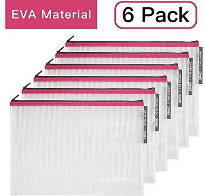 Generic File Bags Zipper Pouch Large A4 Size, Sunee Document Storage Bag Pouch Zip File Folder Holder Eva Material For Office School Fam