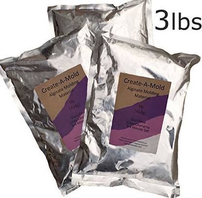 Generic Create-A-Mold Craft Alginate Molding Powder for Life Casting (3 lbs)