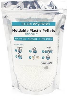 Techleo Thermoplastic Pellets Instant Moldable Plastic 15 Oz