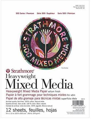 Generic Strathmore Paper 500 Series Heavyweight Mixed Media 584-9-1