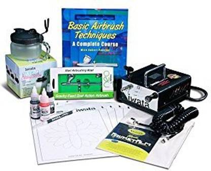 Iwata Medea Iwata Beginner Airbrush Neo Cn Gravity Set,Silver