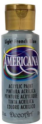 Deco Art Americana Acrylic Paint, 2-Ounce, Light French Blue