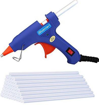 Blusmart Upgraded Mini Hot Glue Gun With 30 Pieces Melt Glue Sticks, 20 Watts Blue High Temperature Glue Gun For Diy Craft Proje High Temperature Corded Glue Gun