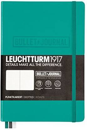 Leuchtturm Leuchtturm 1917 Bullet Journal Notebook Medium Hardcover Dotted Emerald
