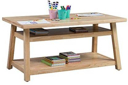 Ecr Kids Ecr4Kids�Sit N' Stash Solid Wood Kids Trestle Table With Storage