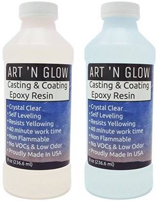 Art 'N Glow Clear Casting And Coating Epoxy Resin - 16 Ounce Kit