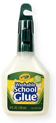 CRAYOLA Bulk Buy: Washable School Glue 4 Ounces 56-1104 (6-Pack)