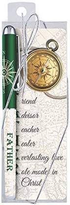 Gifts For Dad Father Acronym Ballpoint Pen With Bookmark Gift Set