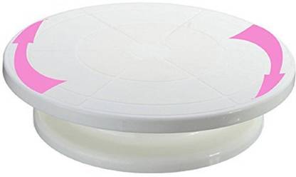 Iktu 11inch Cake Maker Decorating Turntable Rotating Revolving Kitchen Display Stand - 28cm Full Cake Maker Cake Maker