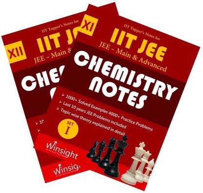 IIT Topper's Notes For CHEMISTRY Class 11th & 12th - JEE Mains & Advanced (Set Of 11 Books) By Winsight Academy