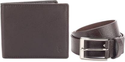 LOUIS PHILIPPE Wallet & Belt Combo