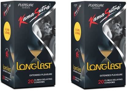 Kamasutra Long Lasting Climax Delaying Condoms 20s (2x20) Condom