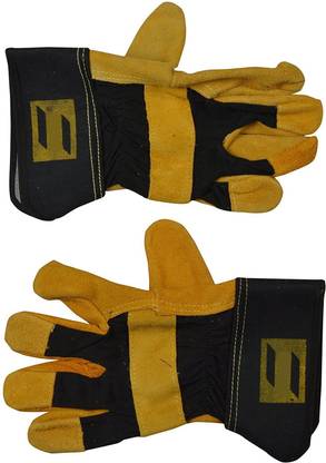 Tools Centre High Quality Welding Hand Gloves Made of Hard Wearing, Heat Resisting Chrome Leather, Fully Lined and Kevlar Stiched. Leather  Safety Gloves