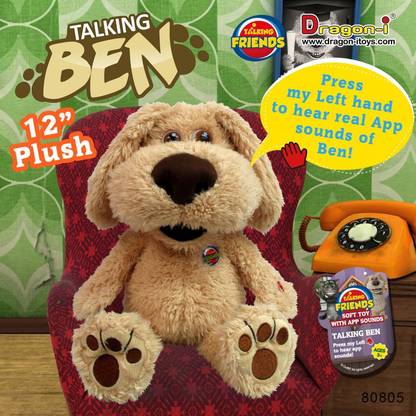 Dragon-i Toys Talking Ben Plush  - 12 inch