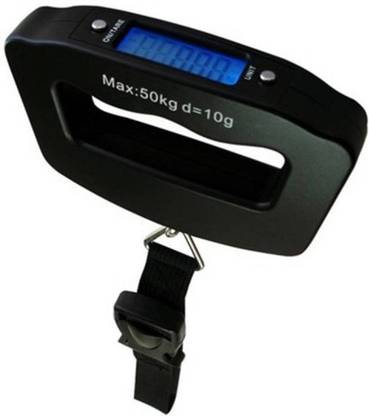 Aryshaa Digital LCD Screen Electronic Luggage Scale Weighing Scale Upto 50KG (Black) Weighing Scale