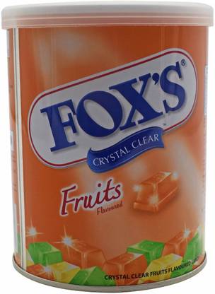 NESTLE Foxs Crystal Clear Fruits Flavoured Candy - 180g Fruits Candy