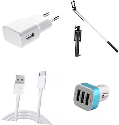 DAKRON Wall Charger Accessory Combo for LeEco Le Max Pro