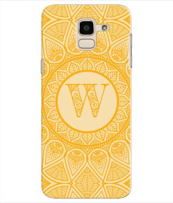 ETECHNIC Back Cover for Samsung Galaxy J6 - Alphabet W