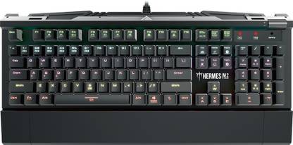 GAMDIAS Hermes M2 Wired USB Standard Gaming Keyboard Compatible with Desktop, Laptop, Mac