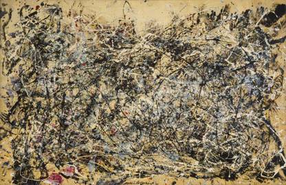 THE MUSEUM OUTLET Jackson Pollock - Number 1A, 1948 Canvas 40 inch x 30 inch Painting
