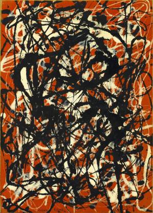 Jackson Pollock - Free Form Fine Art Print