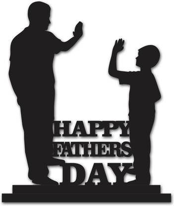 Plan to Gift Father's Day Special Car Dashboard idols Figurine Showpiece Decorative Showpiece  -  12 cm