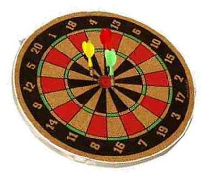 Koxton Dart Board 14" Steel Tip Dart