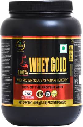Buy N2B 100% Whey Gold Protein Supplement Powder Weight Gainers/Mass Gainers  (500 g, Gourmet Chocolate) at Rs. 537