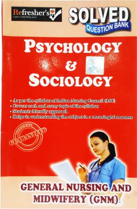 Gnm Solved Paper Question Bank-Psychology & Sociology (English)