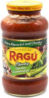 Ragu Chunky Garden Combination Sauce - 680g (24oz) Sauce