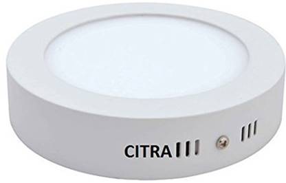 Citra Generic 12-Watt Round LED Surface Panel Light (White) Recessed Ceiling Light Ceiling Lamp