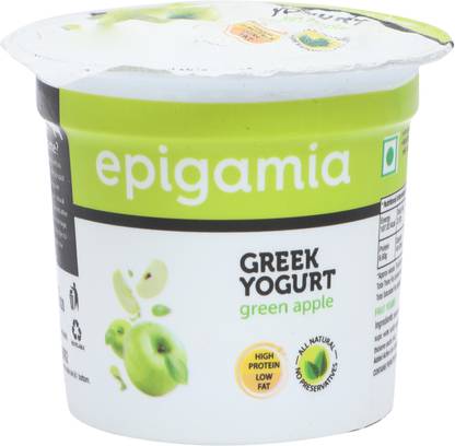 EPIGAMIA Greek Flavored Yogurt Green Apple