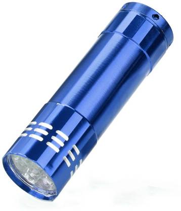 ACUTAS Blue Mini Aluminum UV Ultra Violet 9 LED Flash light Torch Light Lamp Torch