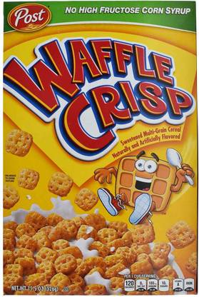 post Waffle Crisp Sweetened Multi-Grain Cereal - 326g (11.5oz) Box
