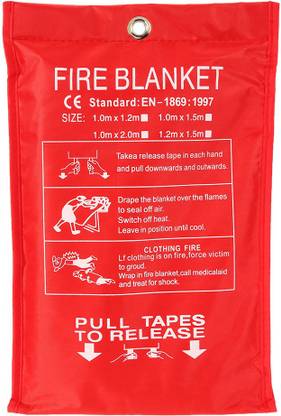 mLabs Fire Blanket 1.2 X 1.8 Meter Fire Extinguisher Mount