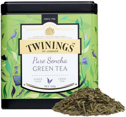 TWININGS Pure Sencha Green Tea - 100g Assorted Green Tea Box