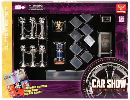 PHOENIX Car Show Series - Garage Diorama Accessory Set 18410 1/24 scale