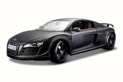 Maisto Audi R8 GT, Matte Black - 36190BK 1/18 Scale