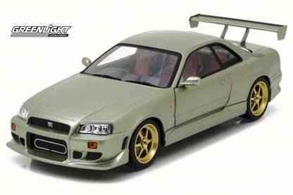 Nissan 1999 Artisan Skyline Gt R R34 Millennium Jade 1 18 Scale 1999 Artisan Skyline Gt R R34 Millennium Jade 1 18 Scale Shop For Nissan Products In India Flipkart Com