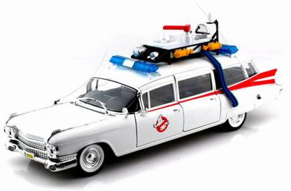 Mattel Hot Wheels Ghostbusters Ecto-1 Ambulance, BCJ75 - 1/18 Scale