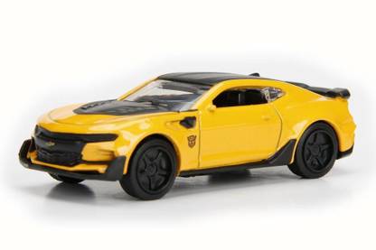 TRANSFORMERS Bumblebee Chevy Camaro, Gloss Yellow - Jada 14032W1H 1/64 Scale