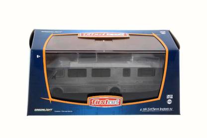 Greenlight 1986 Fleetwood Bounder RV, Bare Metal - 29821 1/64 Scale