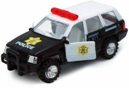Showcasts Super Emergency Challenger - Police, Black & White 9721/4E 4.5 Inch Scale