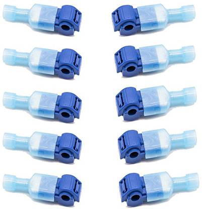 ACUTAS (10pcs) Scotch Lock Quick Splice Wire Connectors Electrical Car 22-18AWG 0.5-1mm^2 AC/DC 300V 10A Wire Connector Wire Connector