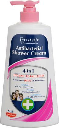 Fruiser Antibacterial Shower Cream Soft Cherry Vanilla 800 Ml
