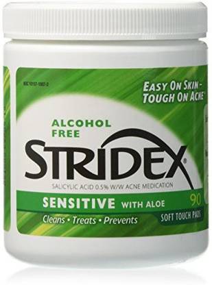 Stridex Daily Care Acne Pads With Salicylic Acid Sensitive With Aloe Ea