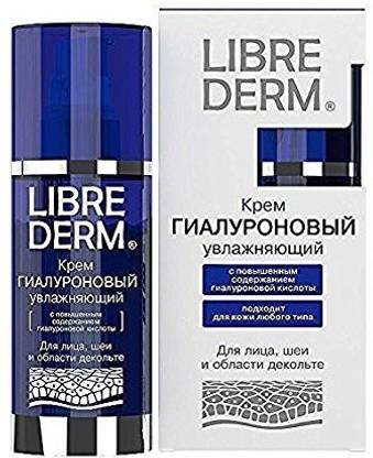 Libre Derm Moisturizing Hyaluronic Cream For Face And Neck