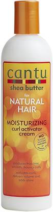 Cantu Shea Butter Natural Curl Activator Cream 12 oz. (Pack of 2) Hair Cream