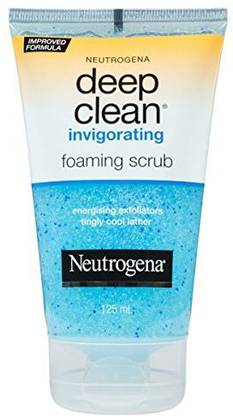 NEUTROGENA Deep Clean Invigorating Foaming Face  Scrub